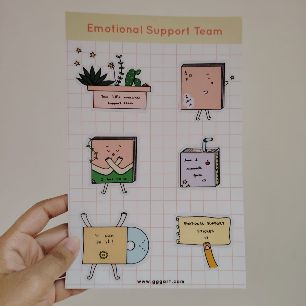 Emotional Support Stickers ❤️‍🩹💫